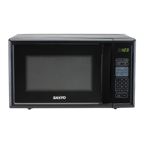 Sanyo EM-S2588W/B Use and care manual