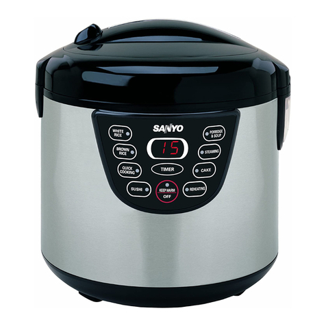 Sanyo ECJ-M100S - Micom Rice & Versatile Cooker User manual