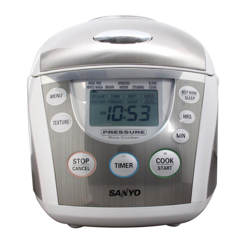 Sanyo ECJ-PX50S - Micro-Computerized Pressure Rice... User manual Sanyo ECJ-PX50S - Micro-Computerized Pressure Rice... User manual