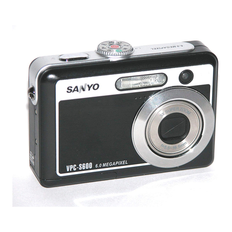 Sanyo VPC-S600 - 6-Megapixel Digital Camera User manual