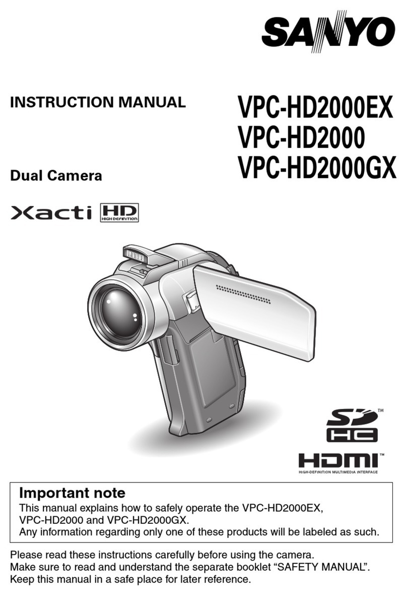 Sanyo VPC-HD2000ABK User manual