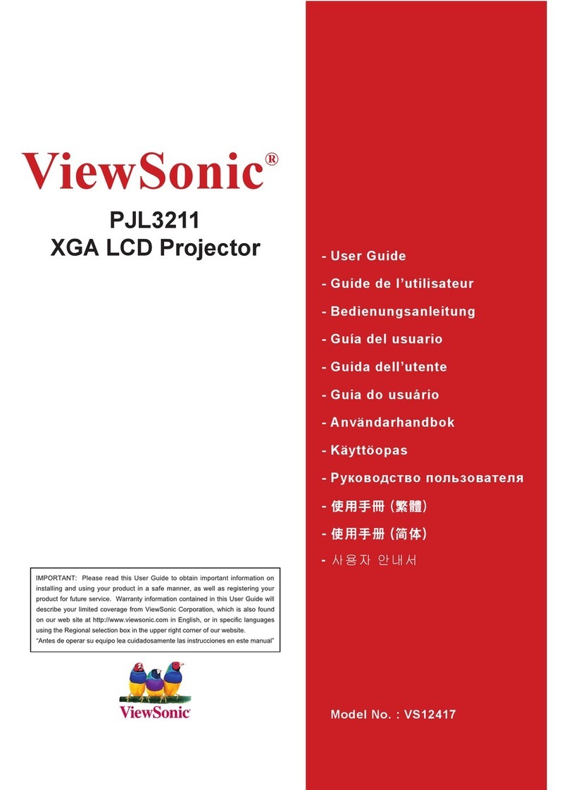 ViewSonic PJL3211 VS12417 user guide