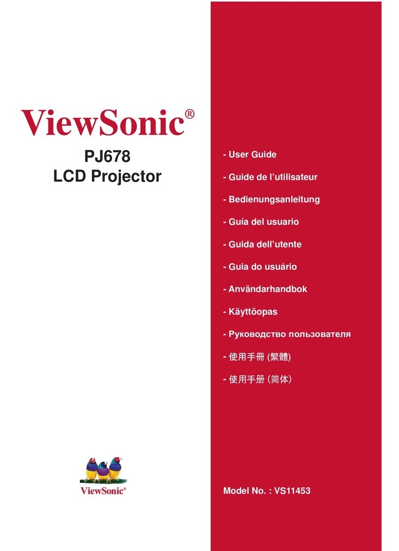 ViewSonic PJ678 User manual