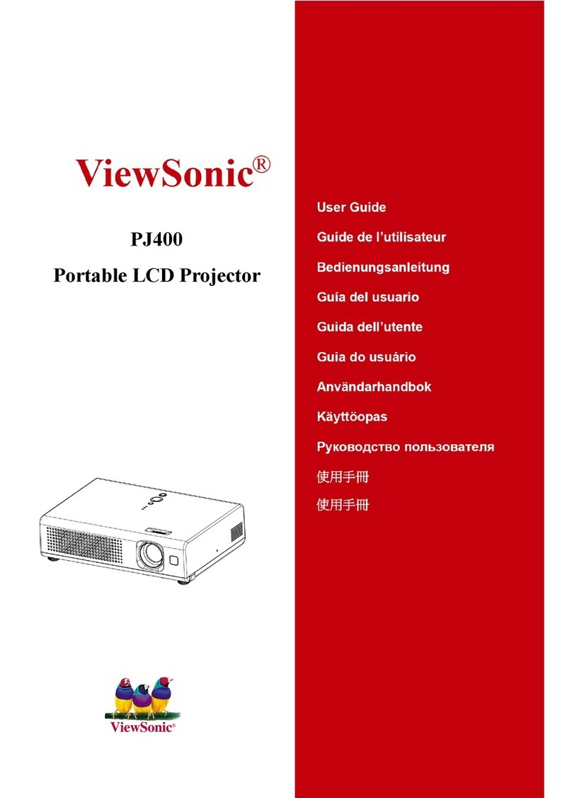 ViewSonic PJ400 User manual