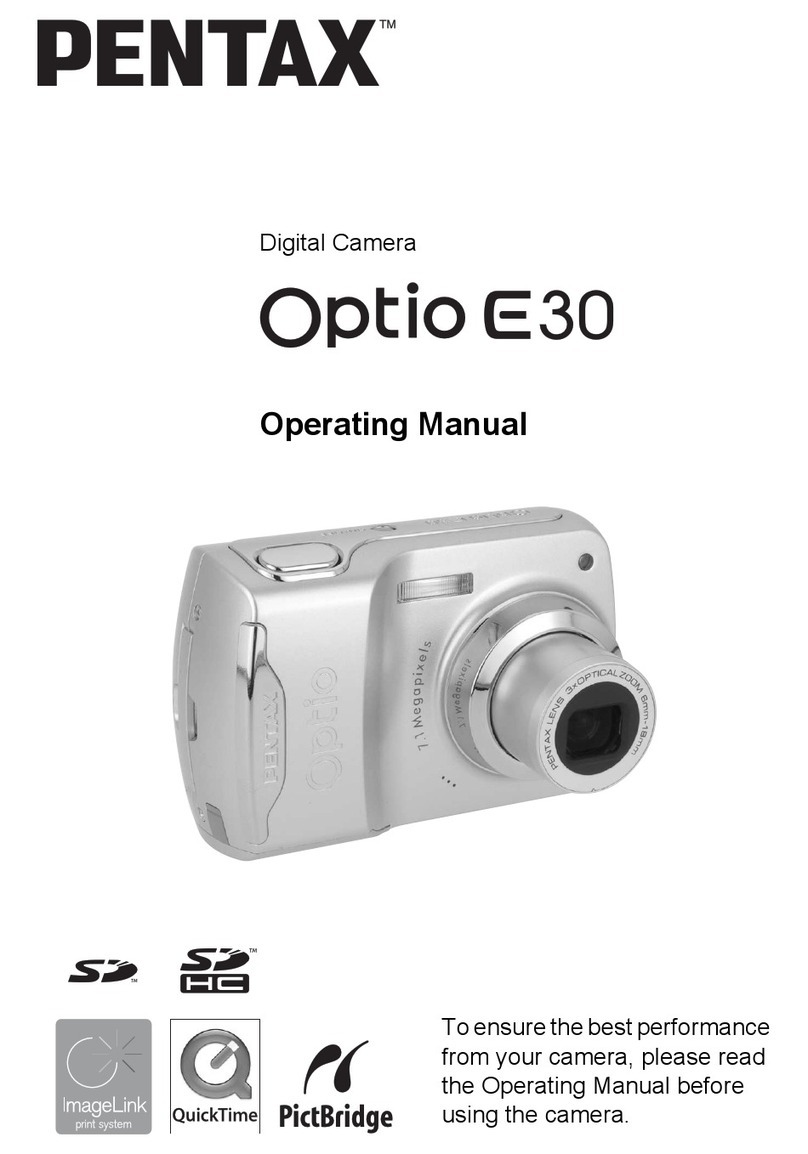 Pentax E30 - Optio Digital Camera User manual Pentax E30 - Optio Digital Camera User manual