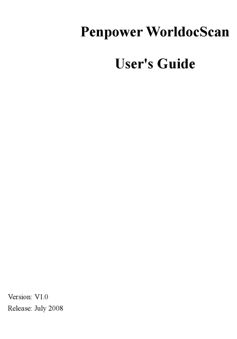 Penpower WorldocScan 400 User manual Penpower WorldocScan 400 User manual
