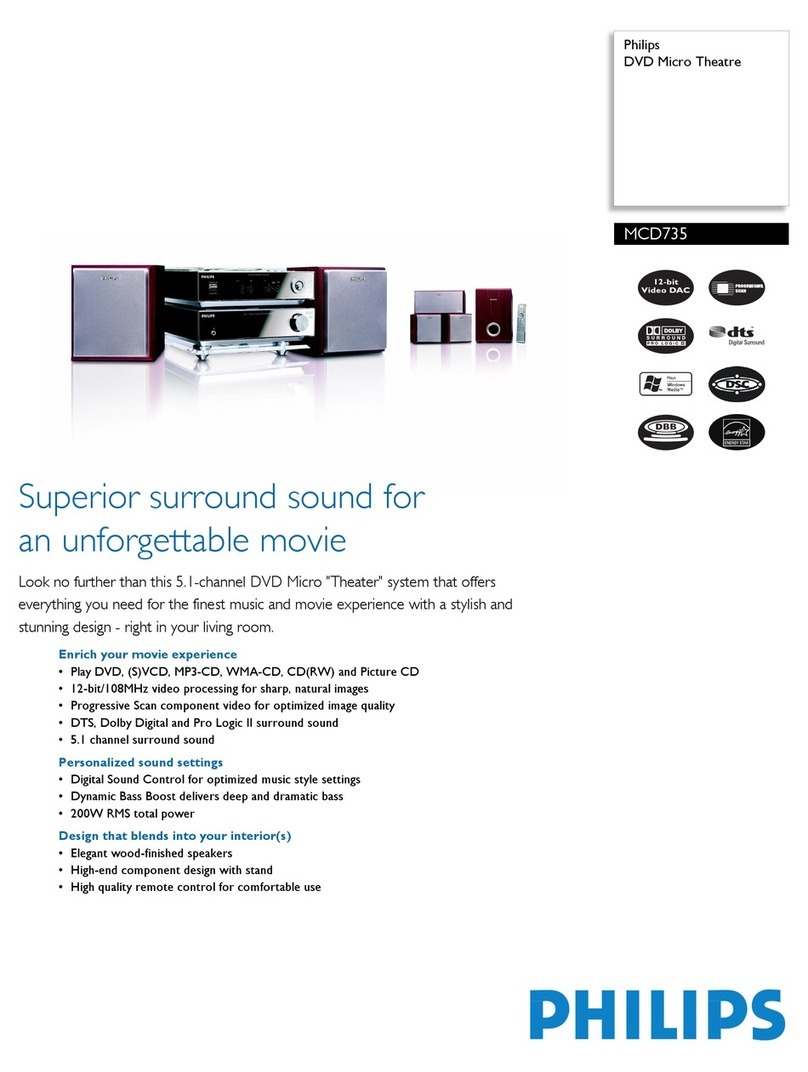 Philips MCD735 series User manual