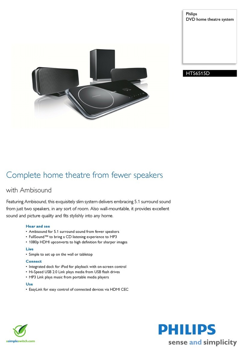 Philips HTS6515D Specifications