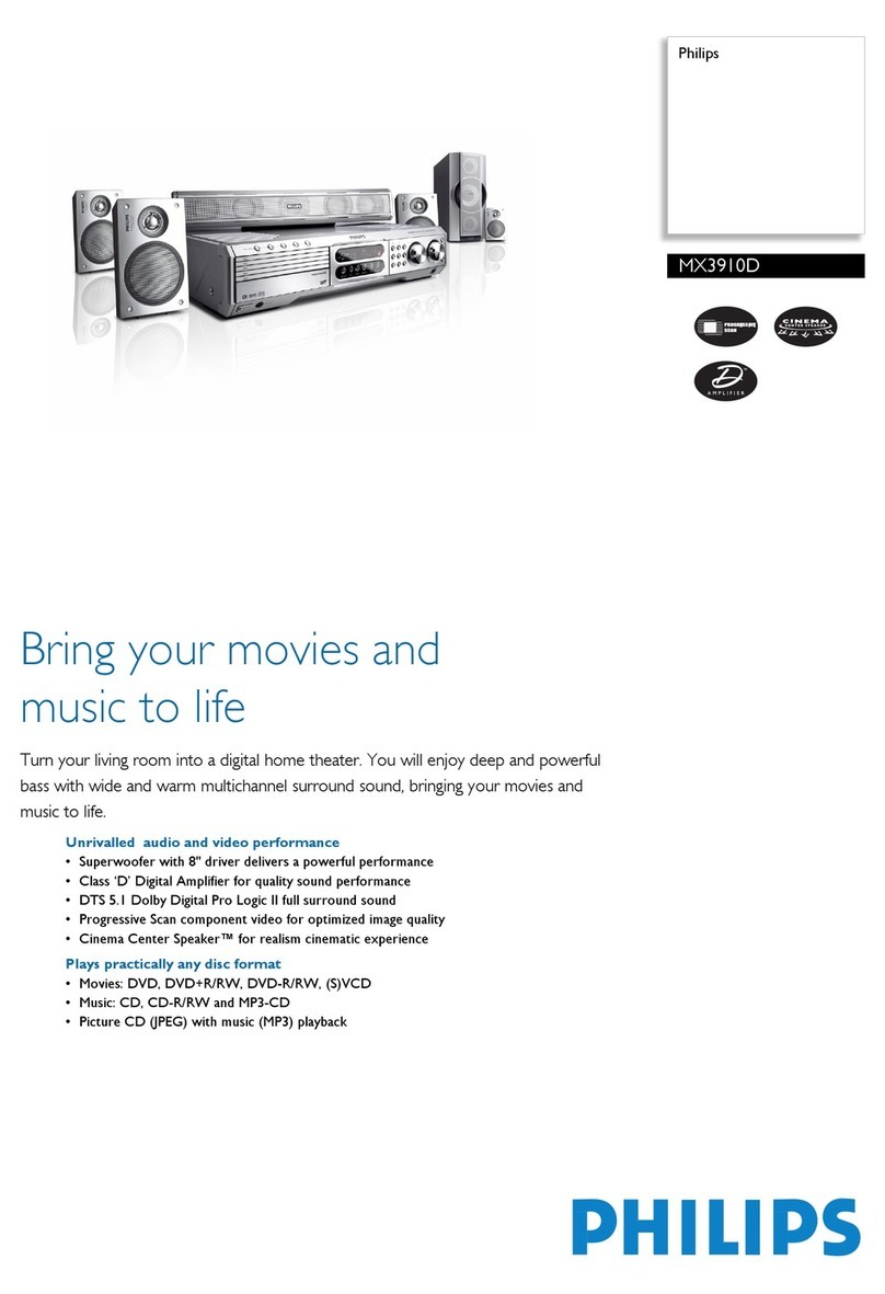 Philips MX3910D User manual