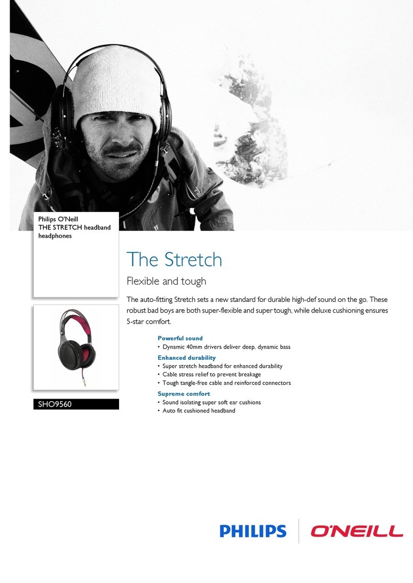 Philips O'Neill THE STRETCH SHO9560 User manual