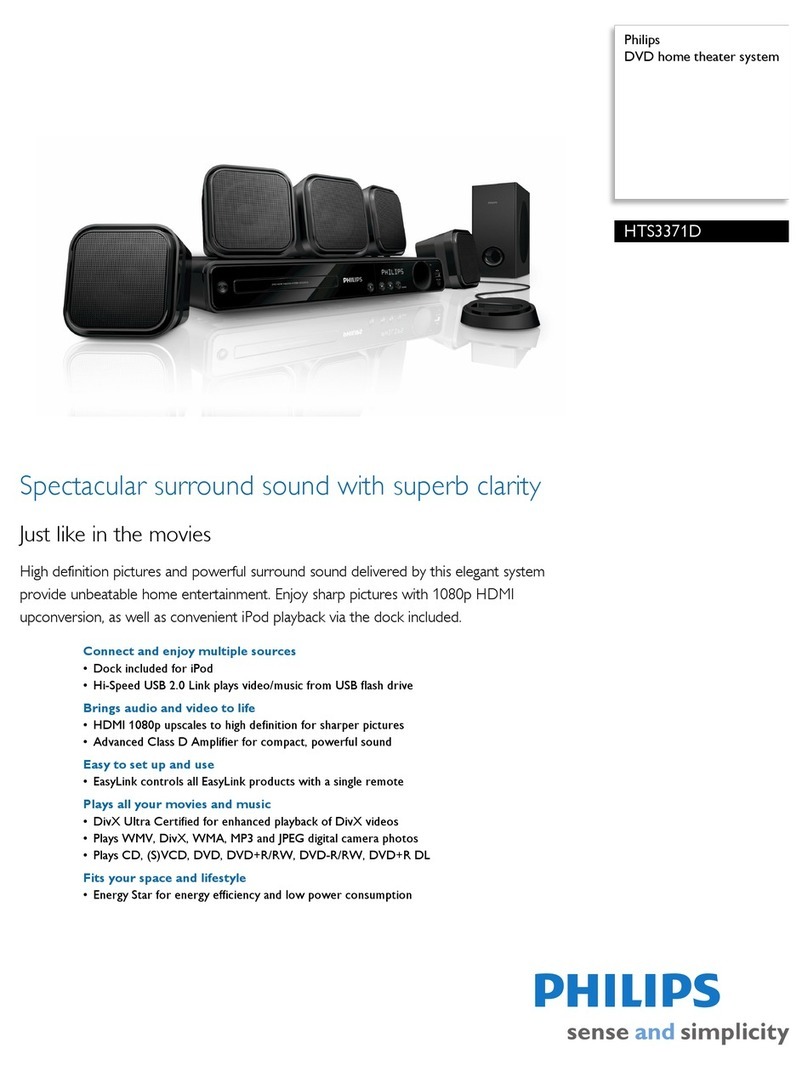 Philips HTS3371D Specifications