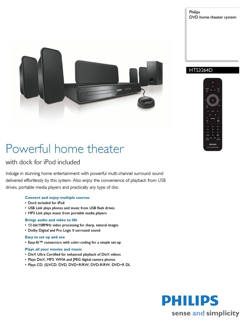 Philips HTS3264D Specifications