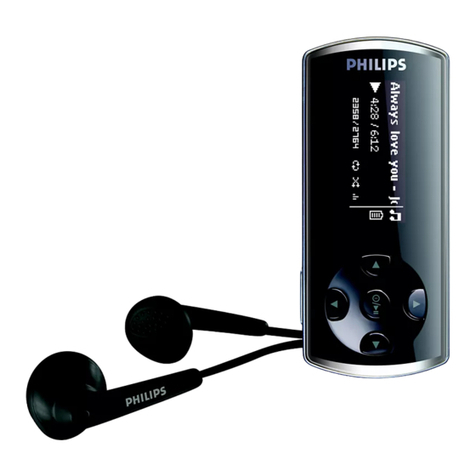 Philips GoGear SA4425 User manual Philips GoGear SA4425 User manual