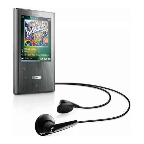 Philips GoGear SA2ARA08 User manual