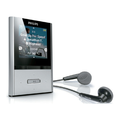 Philips GoGear SA2VBE04 user manual