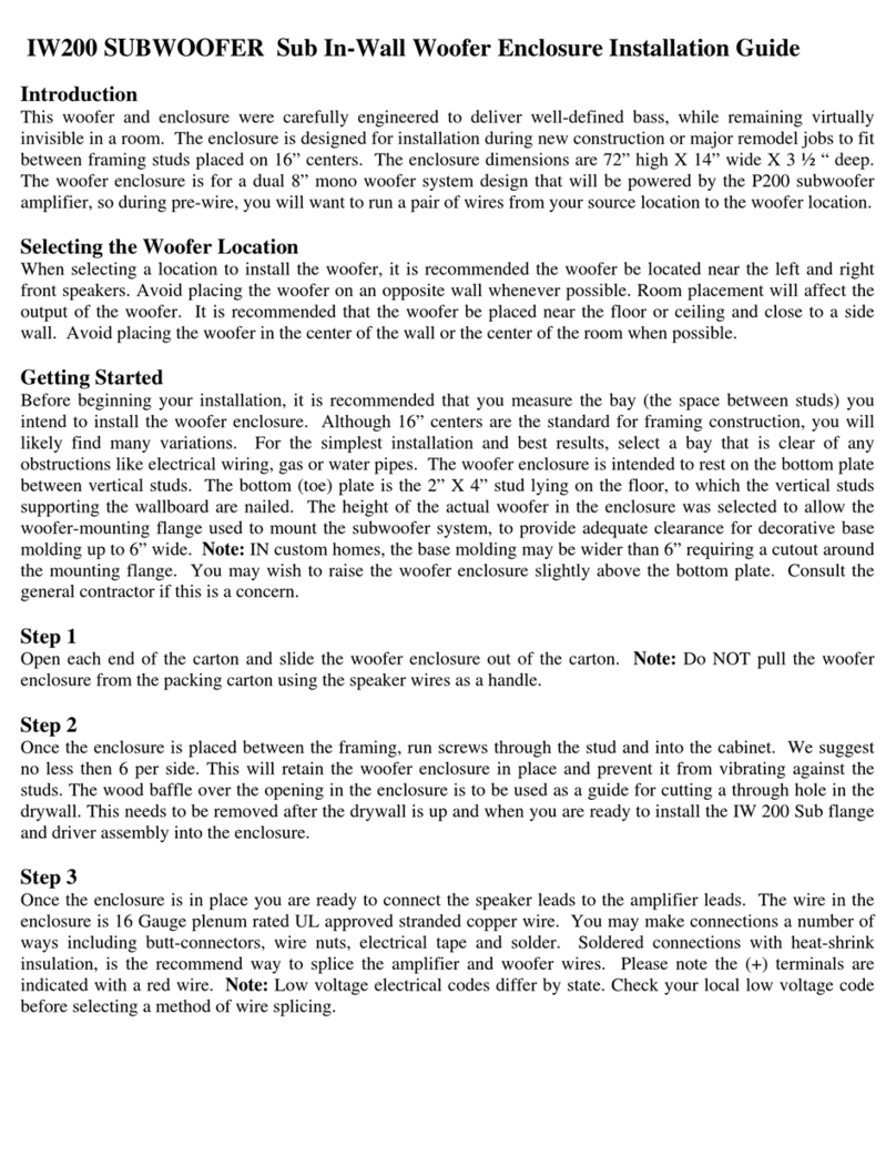 Phase Technologies IW-200 User manual