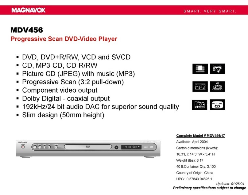 Magnavox MDV456 - Purchased User manual