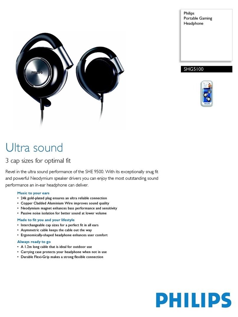 Philips SHG5100 Specifications