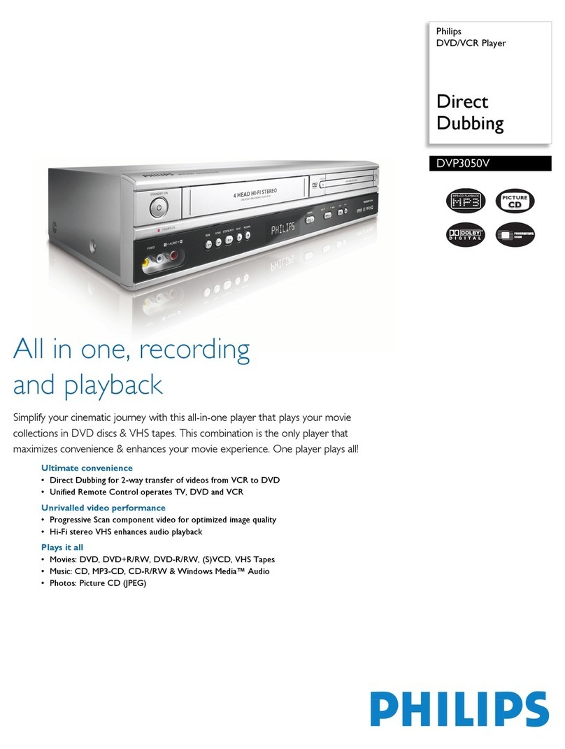 Philips DVP3050V User manual