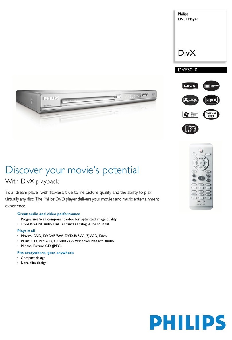 Philips DVP 3040 User manual