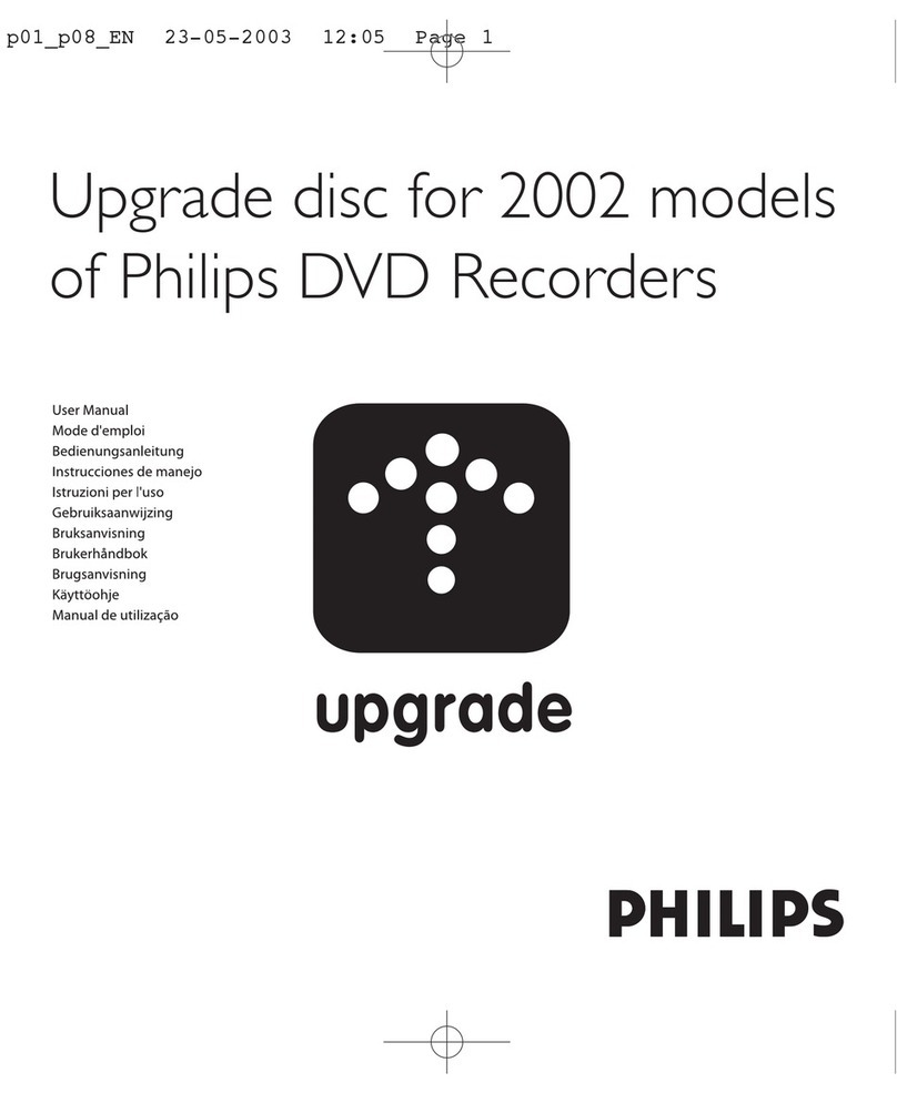 Philips DVDR890 user manual