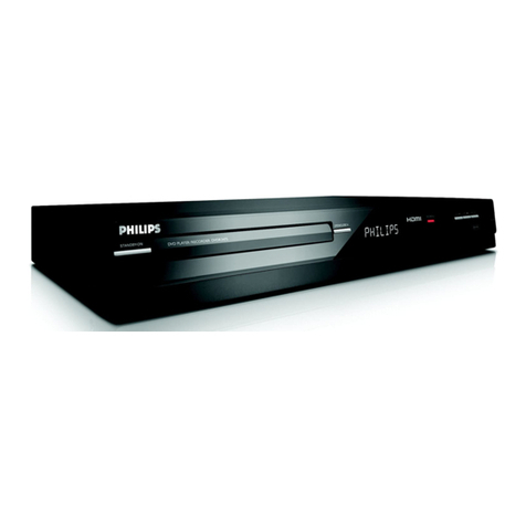Philips DVDR3475 User manual