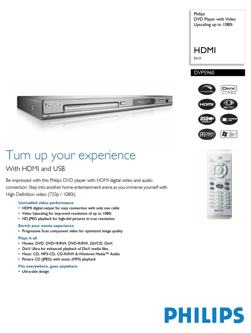 Philips DVP5960 User manual