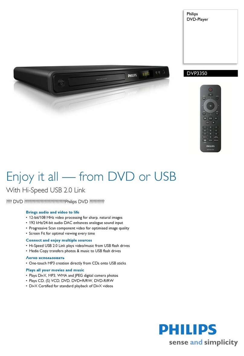 Philips DVP3350 User manual