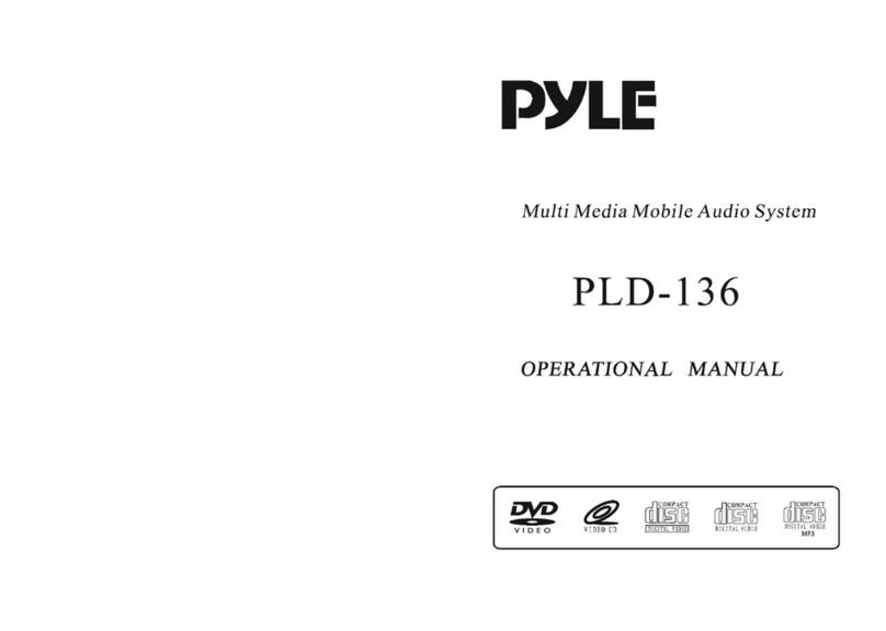 Pyle PLD-136 Quick start guide