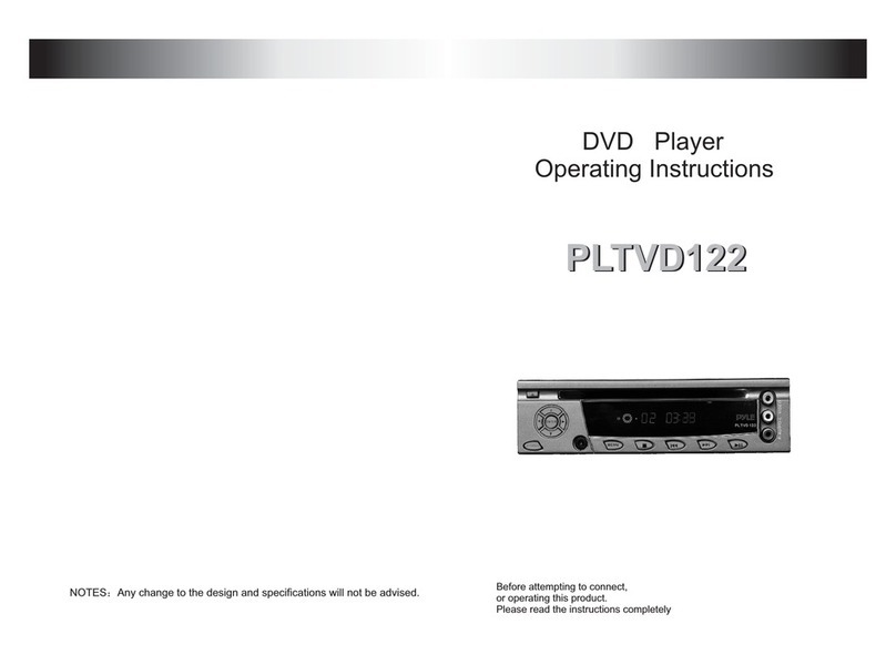 Pyle PLTVD122 User manual