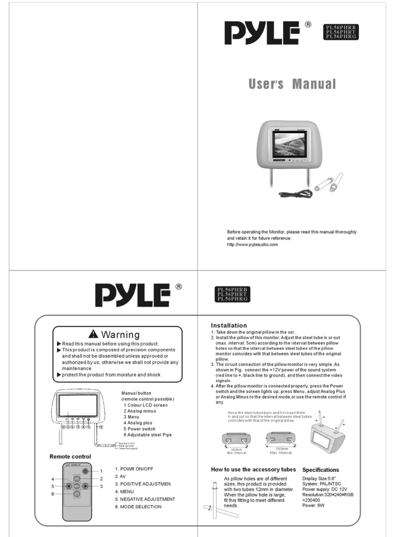 Pyle PL56PHRB User manual