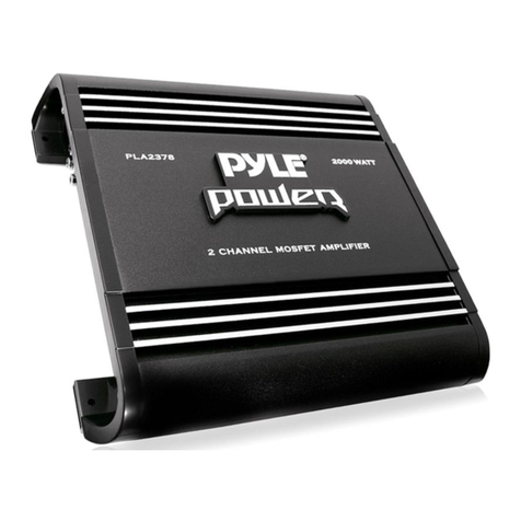Pyle Power Series PLA2378 user guide