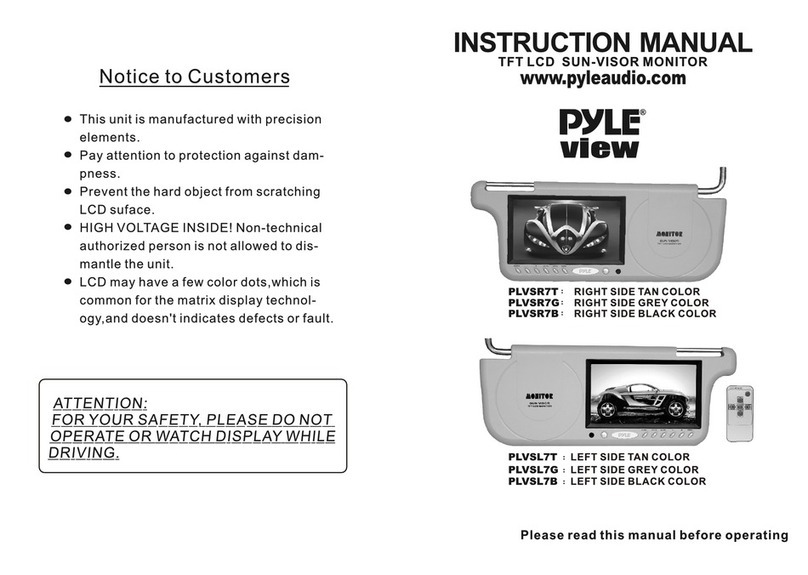 Pyle PLVSR7B User manual