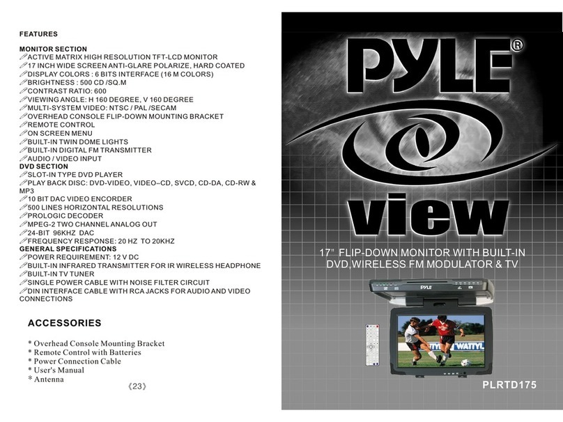 Pyle PLRTD175 User manual