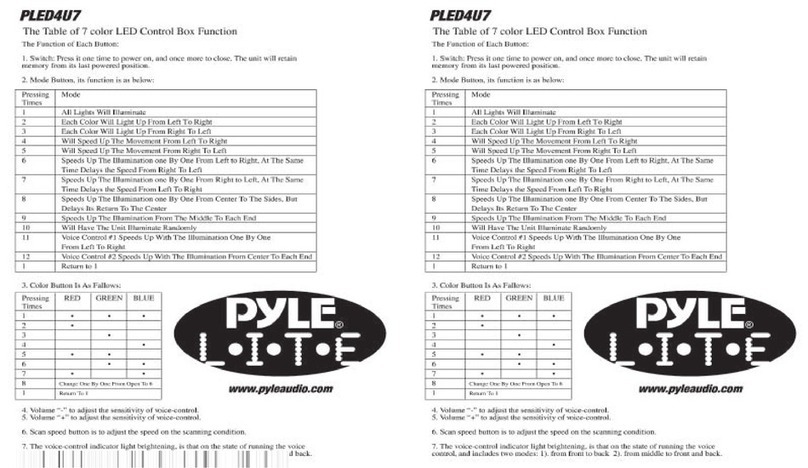 Pyle PLED4U7 Manual