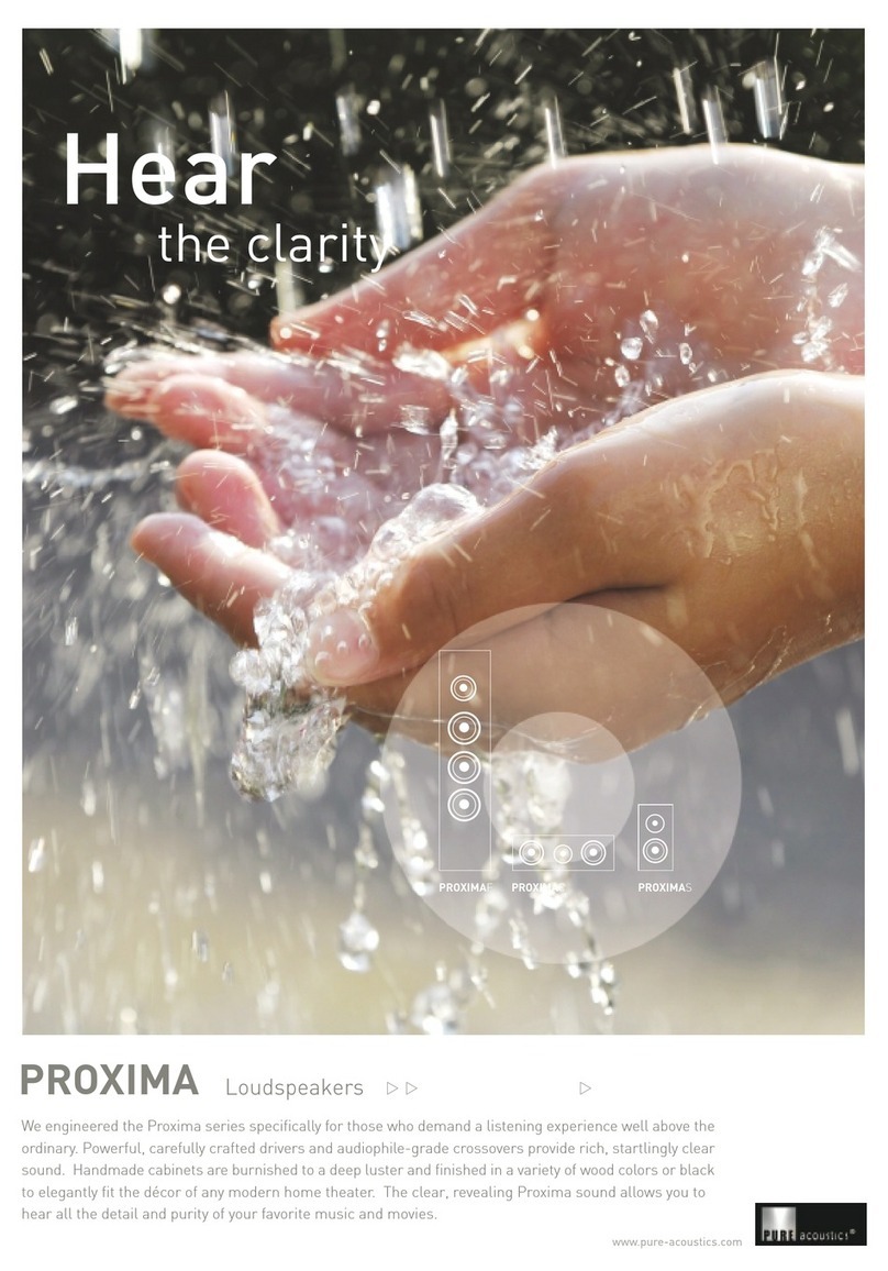 Pure Acoustics Proxima 60-F brochure