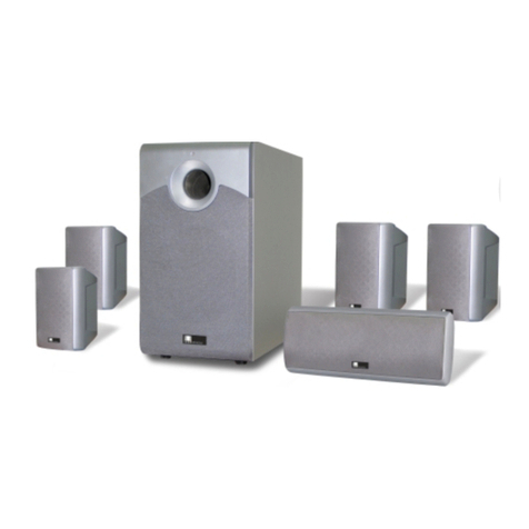 Pure Acoustics EX650 Series EX650C user manual