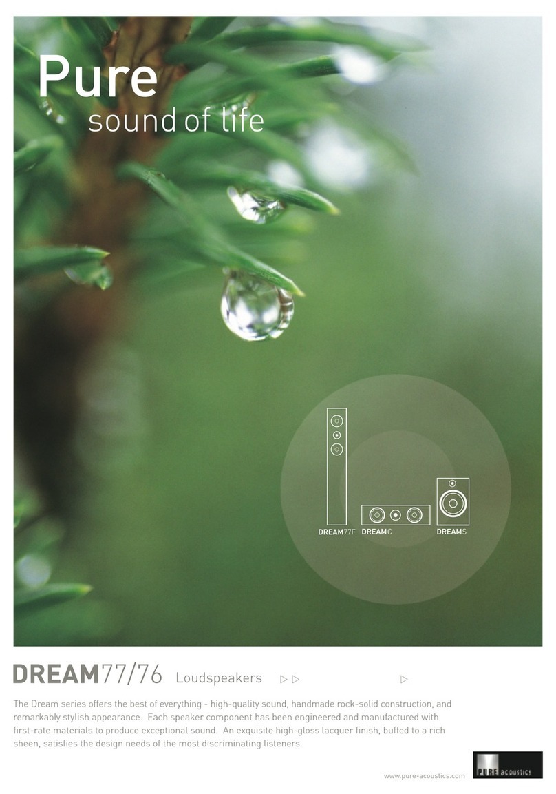 Pure Acoustics Dream 76F brochure