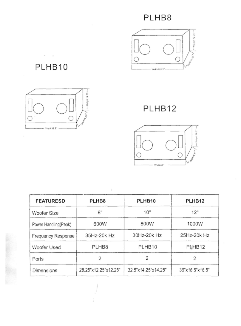 Pyle PLHB10 Specifications