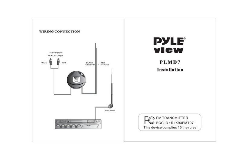 Pyle view PLMD7 User manual