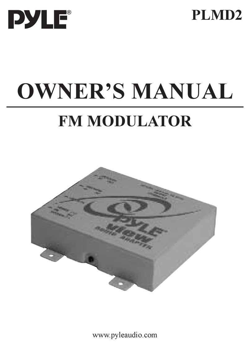 Pyle PLMD2 owner's manual