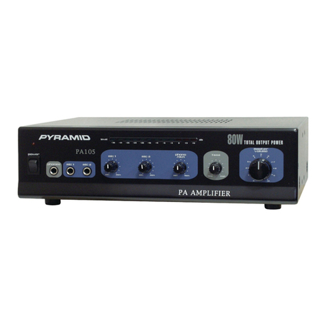 Pyramid PA105 user guide