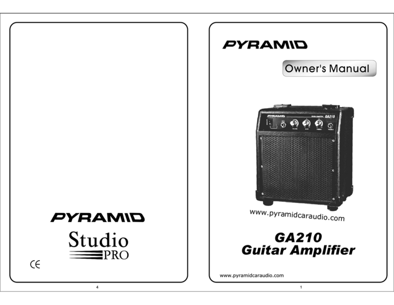 Pyramid GA210 owner's manual