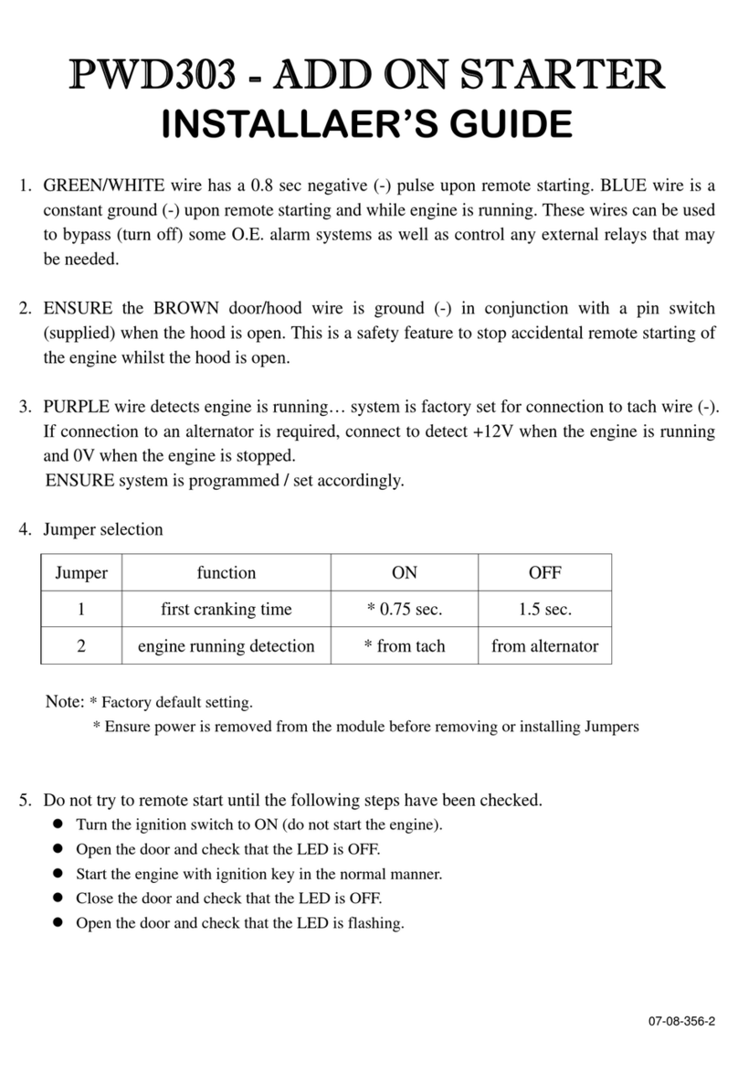 Pyle PWD303 INSTALLAER’S GUIDE