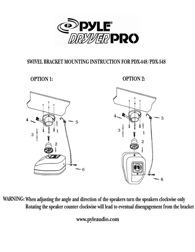 Pyle Pro PDX448 User guide