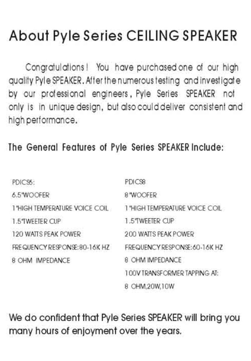 Pyle PDICS6 User manual