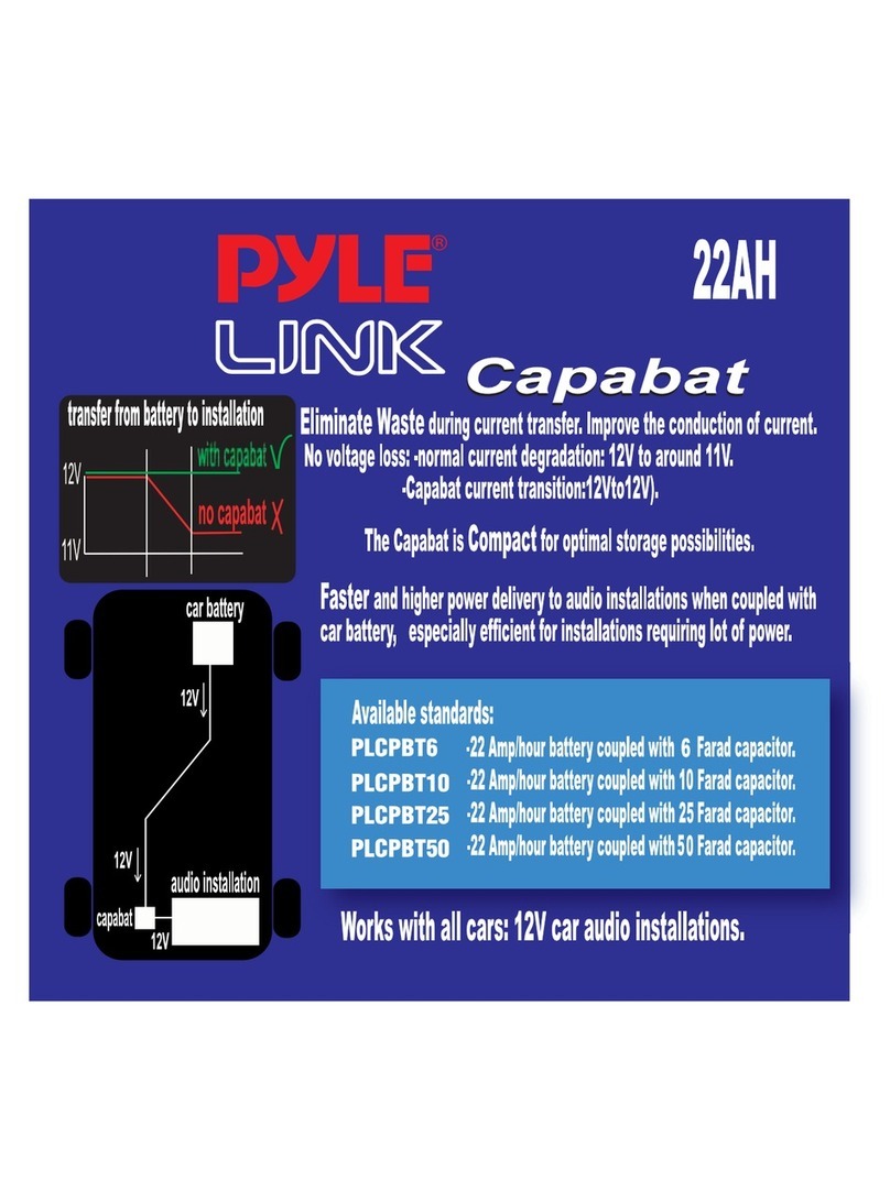 Pyle PLCPBT25 User manual
