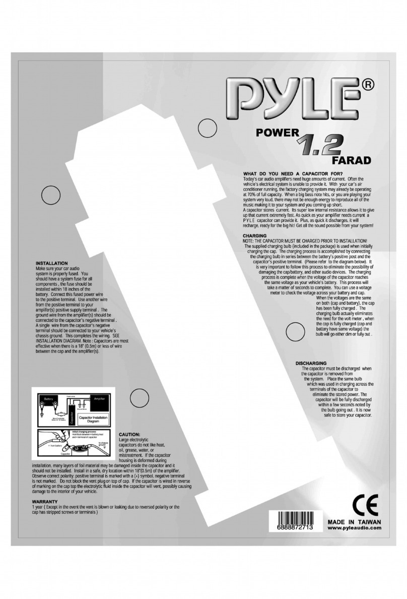 Pyle PLCAPE12 User manual
