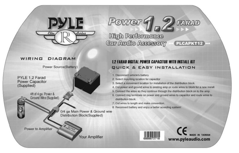 Pyle PLCAPKT12 Product information sheet