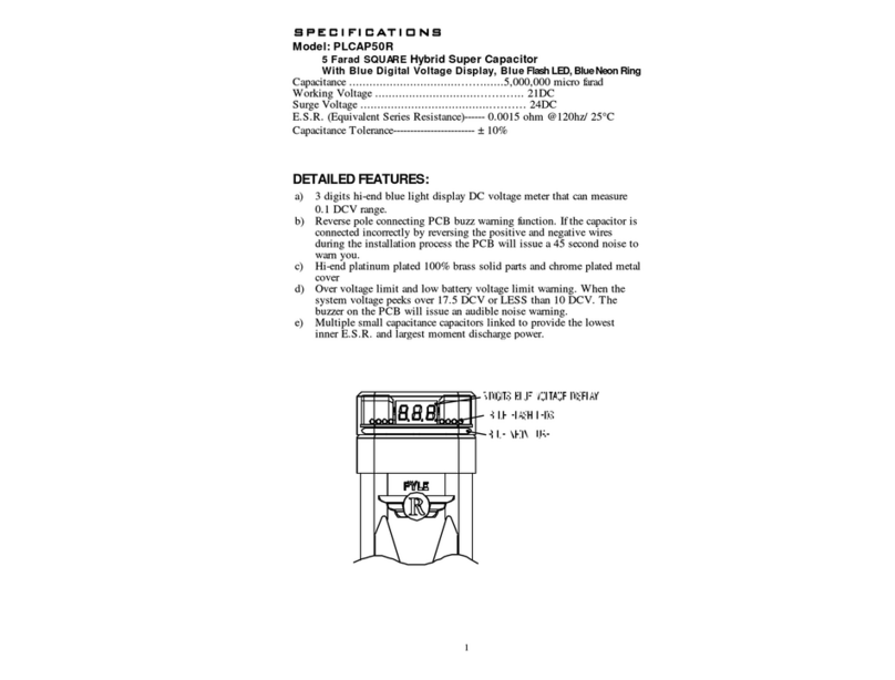 Pyle PLCAP50R User manual